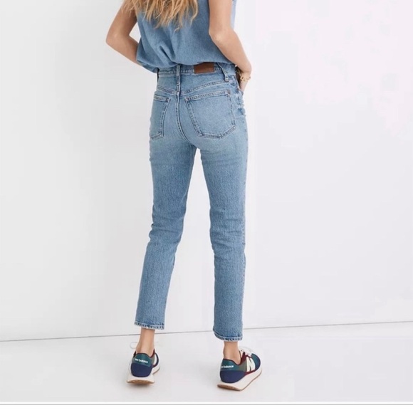 Madewell The Perfect Vintage Jeans Light Wash 27 Distressed Stretch - Picture 3 of 11